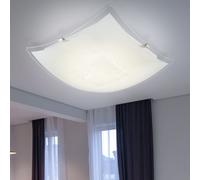 Plafoniera Kristallleuchte Lampada Letto Trasparente Cromo LED 25cm