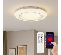 Plafoniera Kristallleuchte Plafoniera Smart LED App Cct Regolatore Sterneneffekt [EEK: Inaditato]