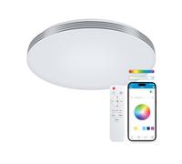 Plafoniera Ksix Boreal SmartLED RGBIC+CCT 5600 Lm 52W Bianco