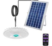 Plafoniera Lampada 400W A Sospensione con Pannello Solare e 236 LED, 1300lm