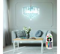 Plafoniera Lampada a Sospensione RGB LED Cambiacolore Dimmerabile Sala Pranzo [EEK: F]