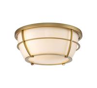 Elstead Lighting Chance lampada a soffitto, E27, QZ-CHANCE-F-PNBR, Chance [Lampade per Interni > Lampade a Soffitto]