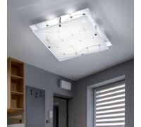 Plafoniera Lampada da Corridoio LED Kristallleuchte Vetro Satinato H 7,5cm [EEK: Non valutato]