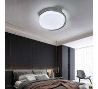 Plafoniera Lampada da Corridoio LED Luce Sala da Pranzo Bianco Grigio D 30 CM