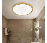 Plafoniera Lampada da Pavimento Ottone LED Lampada Letto Rotondo D 29,4 CM [EEK: Non valutato]