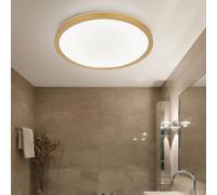 Plafoniera Lampada da Pavimento Ottone LED Lampada Letto Rotondo D 29,4 CM [EEK: Non valutato]