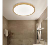 Plafoniera Lampada da Pavimento Ottone LED Lampada Letto Rotondo D 29,4 CM [EEK: Non valutato]