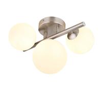 Globo Lighting Riha lampada da parete 3x3.5 W bianco-nichel 56140-3W
