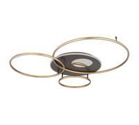 Plafoniera lampada da soffitto anelli lampada da cucina dimmer telecomando timer CCT LED