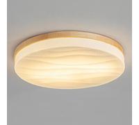 Plafoniera Lampada da Soffitto Dimmerabile A Tre Colori Sottile Moderna con Paralume In Acrilico Pannello Led per Salotto Corridoio Casa Ufficio Veranda (50 cm)