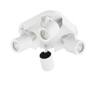 Plafoniera lampada da soffitto faretto direzionabile e attacco per lampade GU10