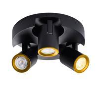 Plafoniera lampada da soffitto faretto direzionabile e attacco per lampade GU10