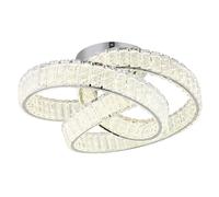 Plafoniera lampada da soffitto lampada da pranzo cristalli telecomando CCT dimmer LED