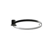Plafoniera lampada da soffitto lampada da soggiorno LED design ad anello nero luce da corridoio
