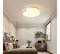 Plafoniera lampada da soffitto LED 24W tondo cilindro moderno bianco oro 2664lm [EEK: A+]