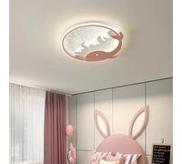 Plafoniera, Lampada da soffitto moderna a LED for for lanterna Camera letto della scuola materna dei Lustres Techo Para Quarto Illuminazione for decorazioni for la casa(Pink whale,WARM WHITE_DIA50)