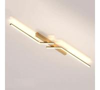 Plafoniera Lampada da Soffitto Moderna LED Lineare Geometrica Irregolare con Montaggio A Filo Lunga Striscia Design in Alluminio E Ferro per Corridoio Ingresso Balcone Corridoio Soggiorno