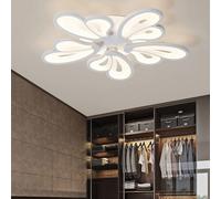 Plafoniera Lampada Da Soffitto Moderno Fiore Telecomando 3 Tonalità Colore 35W