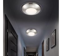 Plafoniera Lampada da Soggiorno Corridoio LED Cromo a Specchio Chiaro 2er Set