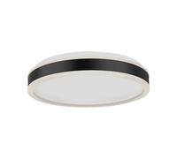 Plafoniera Lampada da Soggiorno Nero Corridoio Rotondo LED D 35 CM [EEK: Inaditato]