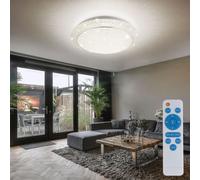 Plafoniera Lampada di Cristallo LED Regolatore Telecomando Lampadina a Luce