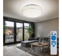 Plafoniera Lampada di Cristallo LED Regolatore Telecomando Lampadina a Luce