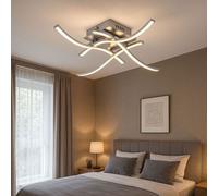 Plafoniera Lampada di Design Plafoniera LED Onde Luci Soggiorno Mobile [EEK: Non valutato]