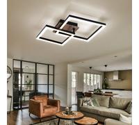 Plafoniera Lampada di Legno Luce Sala da Pranzo Regolabile LED L 53 CM