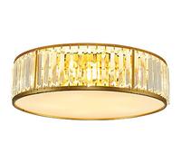 Plafoniera Lampada Lampada da soffitto, moderne impianti di plafoniera dimmerabili di cristallo minimalista rotondo for soggiorno sala da pranzo camera da letto Luci a soffitto
