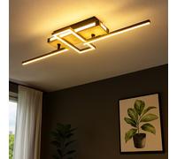 Plafoniera Lampada da Soggiorno LED Simil Legno Dreh-Schwenkbar L 68 CM [EEK: Inaditato]