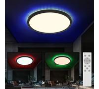 Plafoniera Lampada Letto LED Dimmerabile RGB Luce Notturna Plafoniera Timer [EEK: Inaditato]