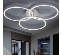 Plafoniera LED Lampada da Soggiorno Anelli Dimmerabile Regolabile L 79 CM