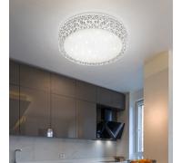 Plafoniera Lampada Luce Diurna Kristallleuchte LED Cct Sterneneffekt Bianco Klar [EEK: F]
