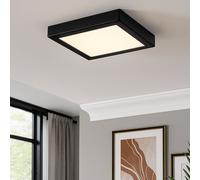 Plafoniera Lampada Montaggio Soffitto Deckenpanel Metallo Nero LED Quadrati L [EEK: Inaditato]