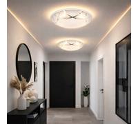 Plafoniera Lampada Sala Pranzo Bianco LED da Soggiorno D 25 CM 2x