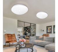 Plafoniera Lampada Sala Pranzo Stelle Effetto 1 Fiamma LED 2er Set