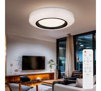 Plafoniera Lampada Sala Pranzo Stelle Effetto Telecomando Regolatore LED