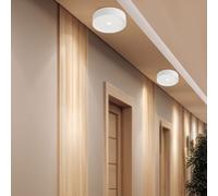 Plafoniera Lampada Soffitto Faretti LED da Cucina Bianco Pavimento Rotondo 2x