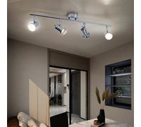 Plafoniera Lampada Spot Binario Faretti LED Cromo Orientabile [EEK: Non valutato]