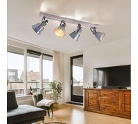 Plafoniera Lampada Spot Legno Lampada Letto Mobile L 82 CM [EEK: Non valutato]