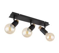Plafoniera Lampada Spot Luci Soggiorno Faretto Mobile Metallo 3 Big Luce [EEK: Non valutato]