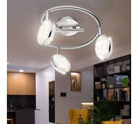 Plafoniera Lampada Spot Orientabile LED Lampada da Cucina Kristallleuchte