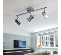 Plafoniera Lampada Spot Plafoniera LED Lampada da Cucina Binario Luce Regolabile [EEK: 3x5 watt]