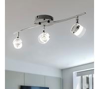 Plafoniera Lampada Spot Plafoniera Mobile LED Lampada Letto Vetro Alluminio