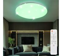 Plafoniera Lampada Telecomando Cct Dimmerabile Sterneeffekt Cambiacolore RGB LED