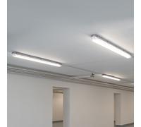 Plafoniera Lampada Vassoi per Locali Umidi IP65 LED Tubo Bianco Neutrale 3er Set [EEK: C]