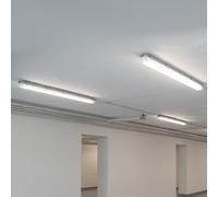 Plafoniera Lampada Vassoi per Locali Umidi IP65 LED Tubo Bianco Neutrale 3er Set