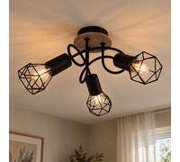 Plafoniera Lampada Wood Sala Pranzo Rondella Regolabile D 38 CM [EEK: Non valutato]