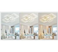 Plafoniera Lampadario da Soffitto LED 70W Moderno 6 Quadrati 5600lm Elegante [EEK: A+]