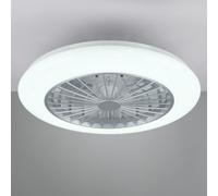 Plafoniera lampadario led 30W effetto stellato con ventilatore Stralsund Trio Light